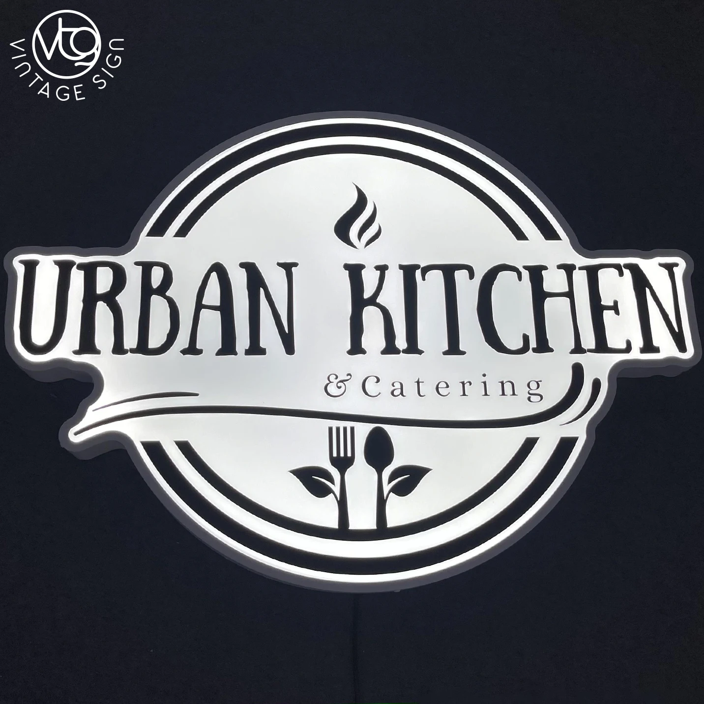 Custom Outdoor Waterproofing Double Sided Blade Sign Round Light Box Business Sign Customized Led Lightbox With High Quality