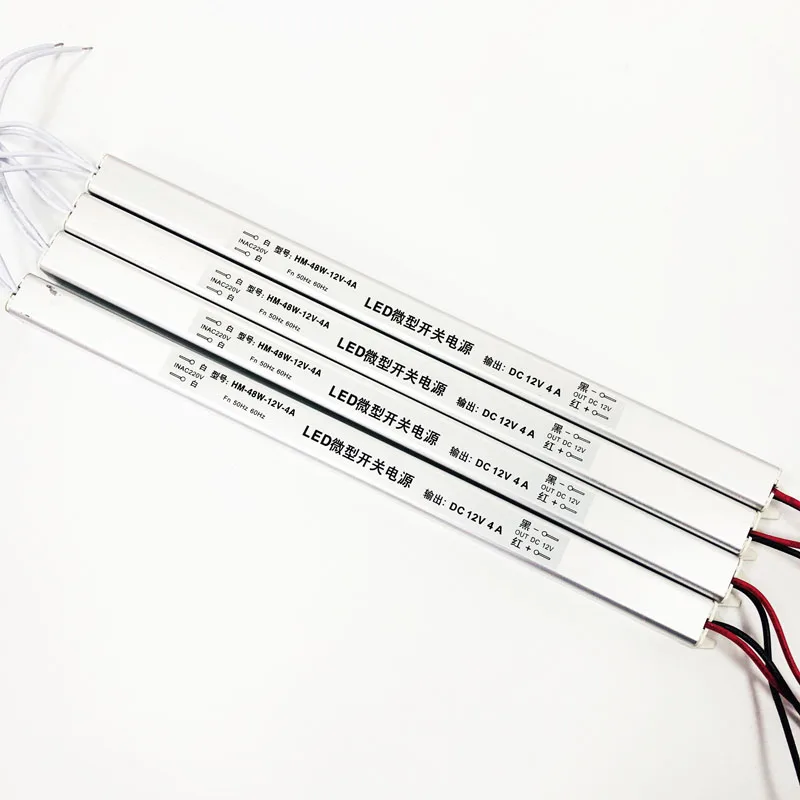
Good quality 12V 4A 48W slim constant voltage LED power supply for LED strip light ultrathin advertising light box 
