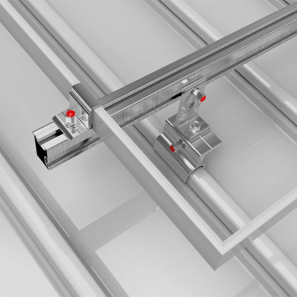 Customized Aluminum Extrusion Profiles Frame for Aluminum Solar Panel Mounting Brackets