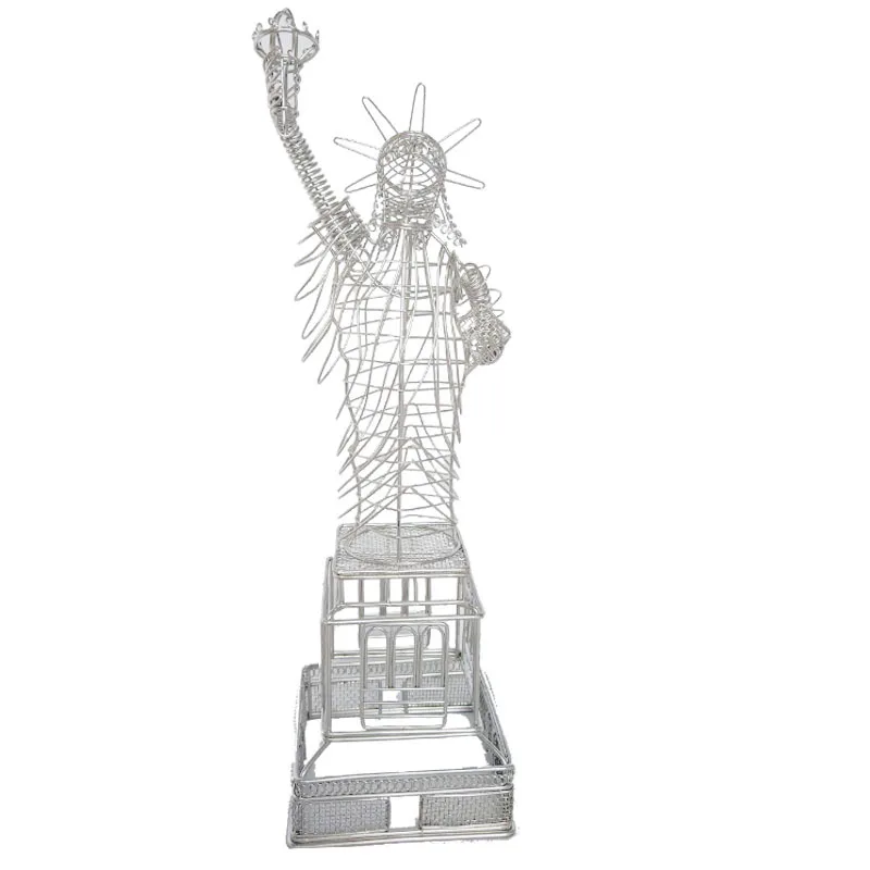 Metal Craft Sign For USA Statue Of Liberty Building Home Decoration Art Souvenir