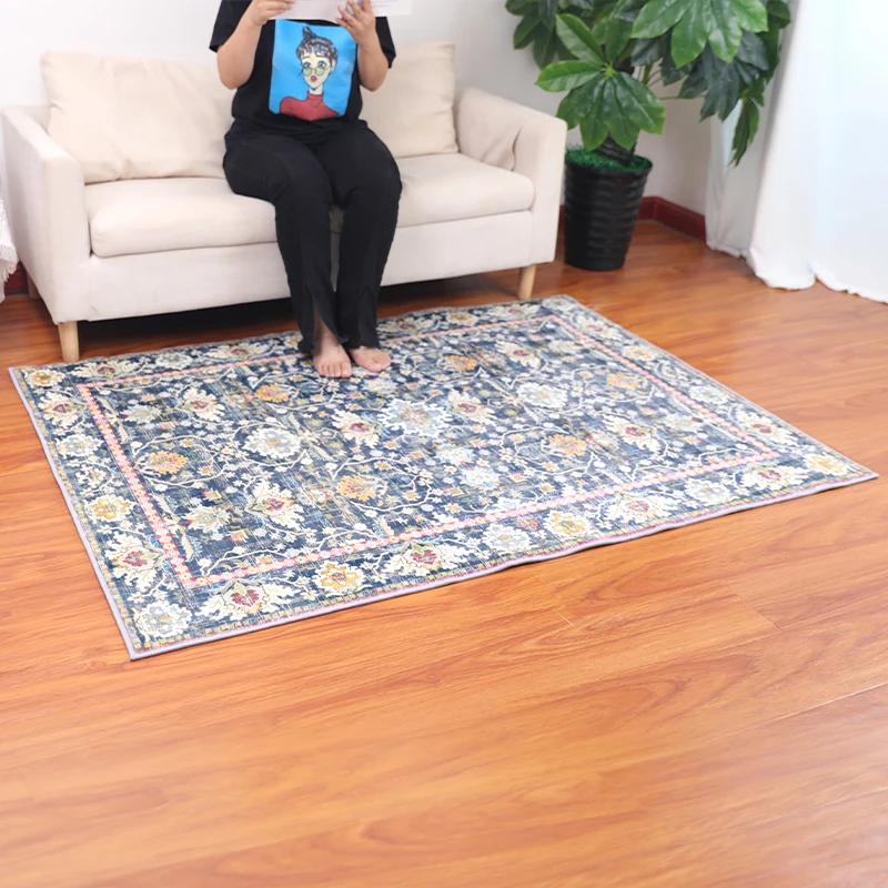 Rapid water absorption velvet carpet rugs living room large waterproof velvet carpet