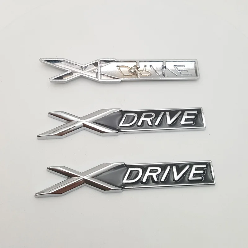 Factory wholesale custom metal car brand logo label and chrome electroplating auto car metal car stickers