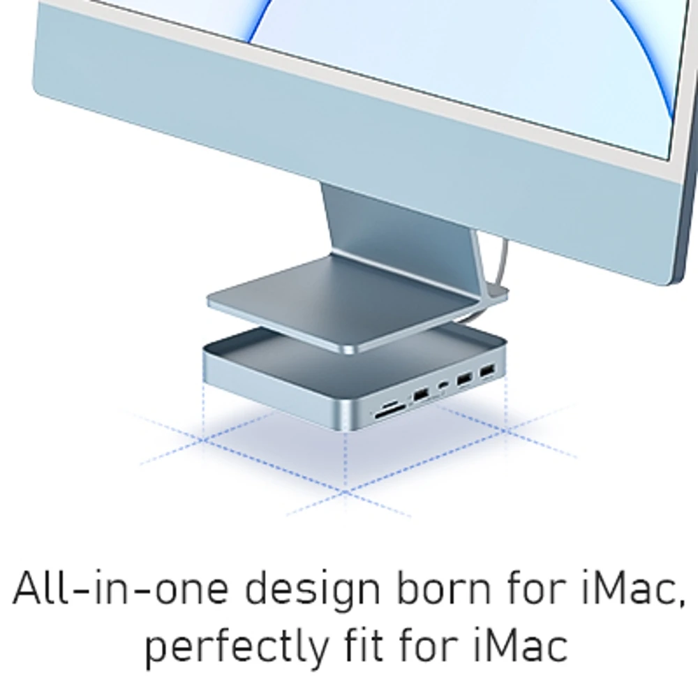 PULWTOP USB-C Hub Adapter Type-C docking station usb hub 3.0 splitter 7 port usb data hub for ssd computer accessories
