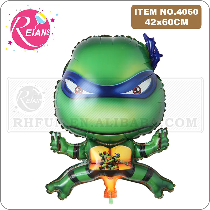 Super hero Spiderman Green Turtles balloons hero balloon globo birthday party decorations child toys baby boy favor balony Favor