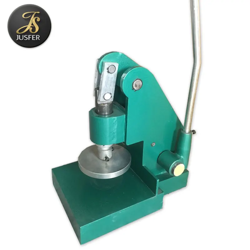 Manual press to cutting fabric or leather machine cutting fabric machine