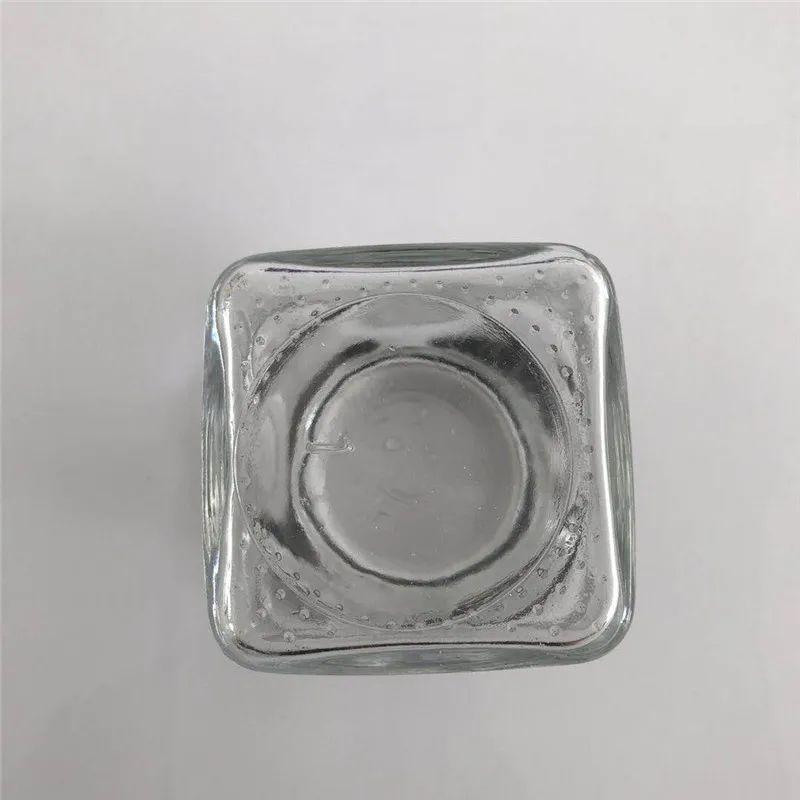 16oz  Food storage container airtight jar container glass 150ml square glass jars