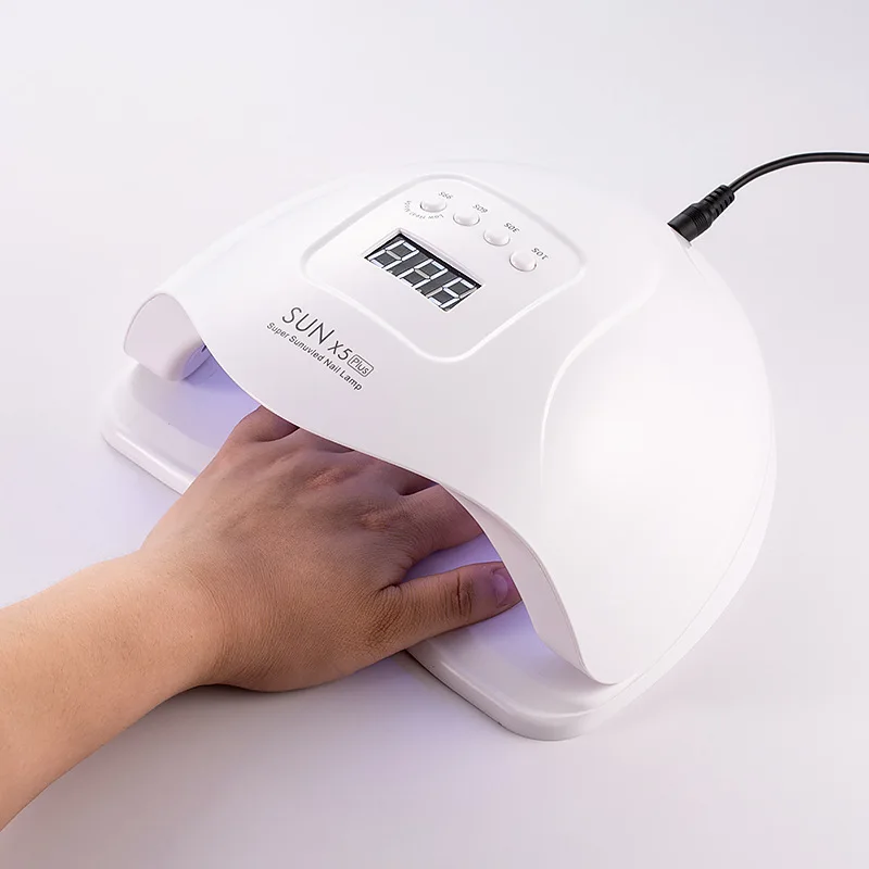 120W UV LED Nail Lamp Large UV Light Professional Gel Nail Polish Fast Drying Gel Polish Curing UV LED Nail Lamp