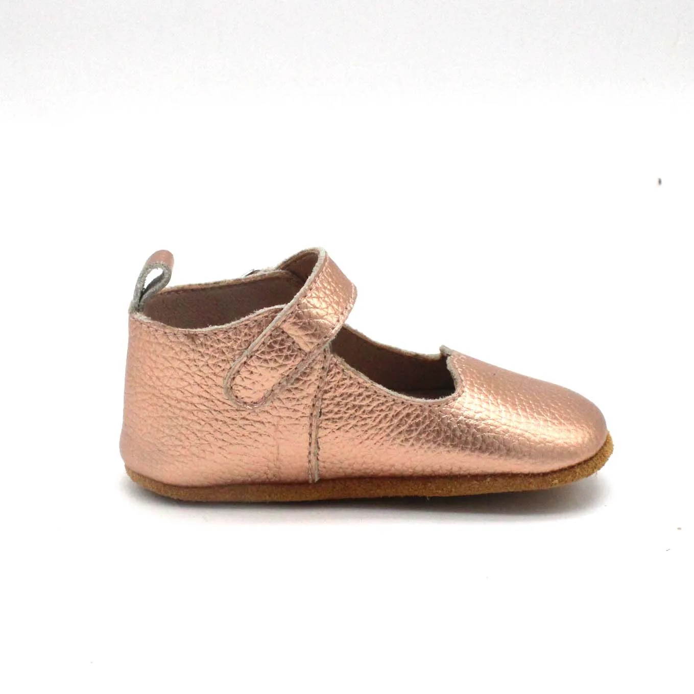 Fashion classic summer golden leather soft sole girls mary jane shoes