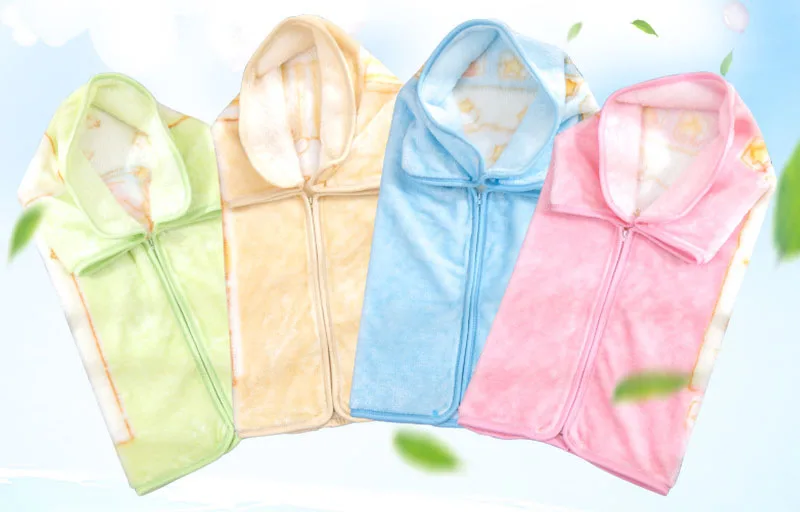 Super Soft Plush Baby Swaddling Blanket Sack Infant Wrap Set Soft Cotton  Newborn Swaddle Blanket for Baby