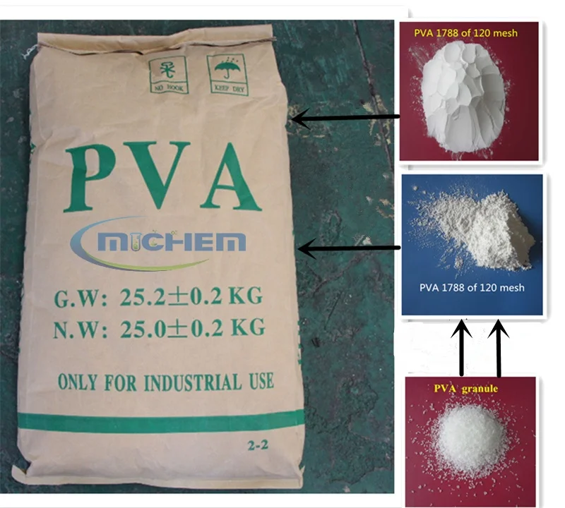
High Quality Polyvinyl Alcohol PVA Powder for Construction 2488 1788 Bonding Agent 