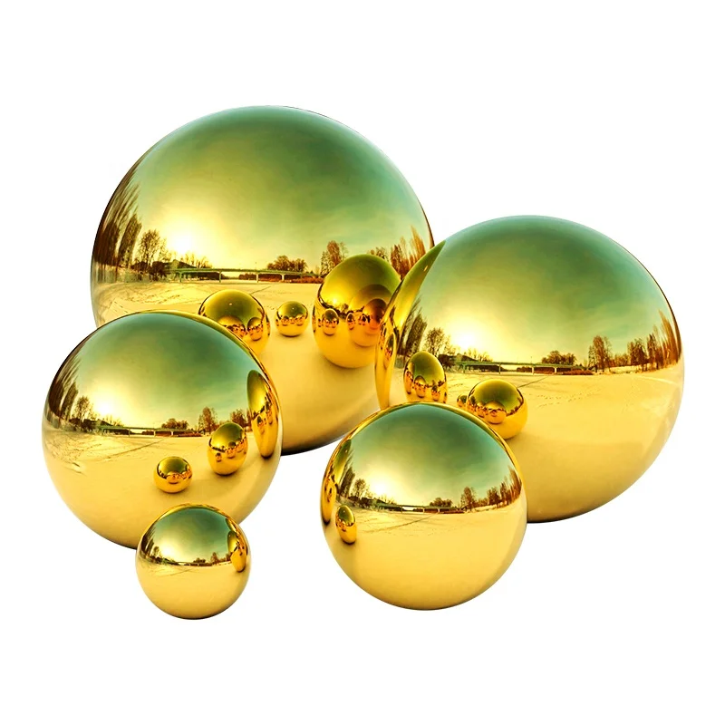 Gold Silver Hollow Mirror Surface Stainless Steel Ball Manufacturer