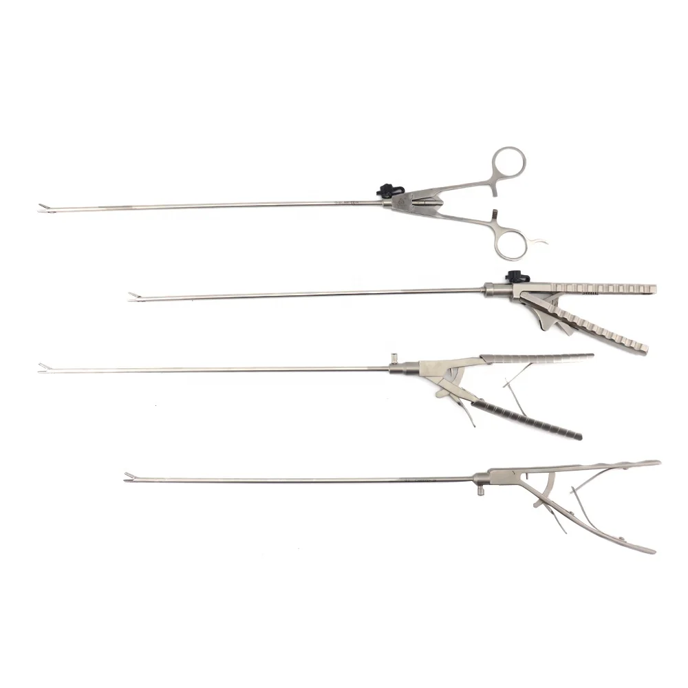 Laparoscopic  curved jaw  Needle holder /straight jaw  Needle holder
