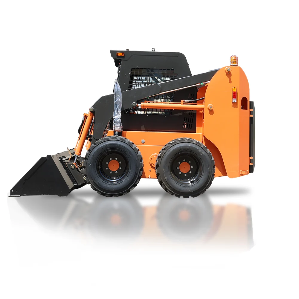 Best Heavy Duty With Tires With Snow Blower With Attachment Cheap Canopy Skid Steer Loader With Bucket