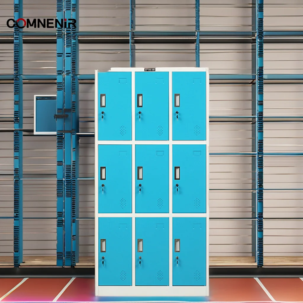 one stop solution school furniture 12-Door Steel Staff Locker Factory Wholesale Price for Gym & School Metal Storage Locker