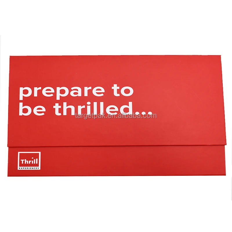 nfc Card Packaging Magnetic Paper Packaging Box Luxury Book Shape Red with Insert Holder Business VIP Card Packing Boxes