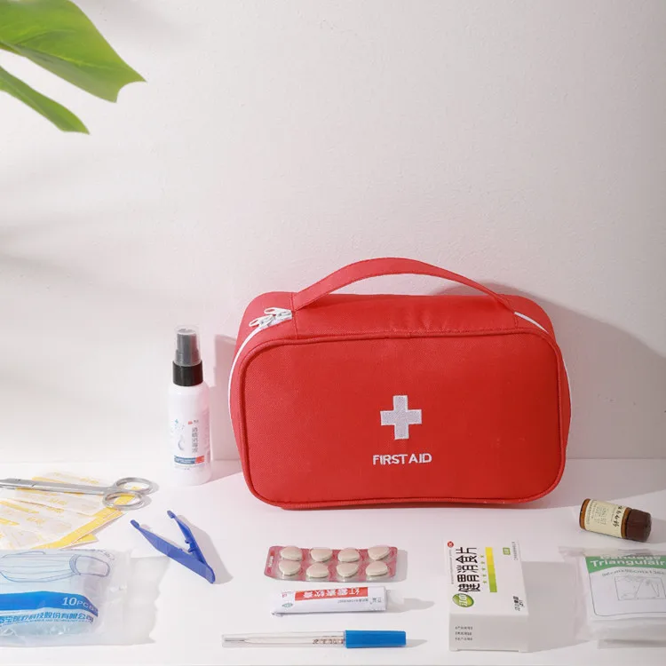 Waterproof Portable Home Outdoor empty First Aid Kit Emergency Medical Kit storage bag for school students gifts