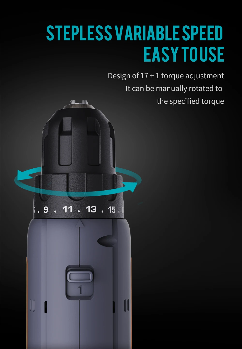 JIMIBOX X1-C Rechargeable Power Tool Hand Drill Cordless Drill Set