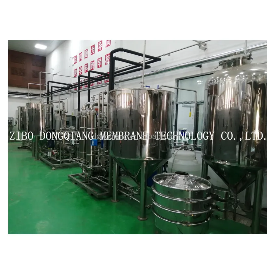 Poly Peptide Extraction with MF UF NF Membrane Filtration System for peptide Concentration and purification