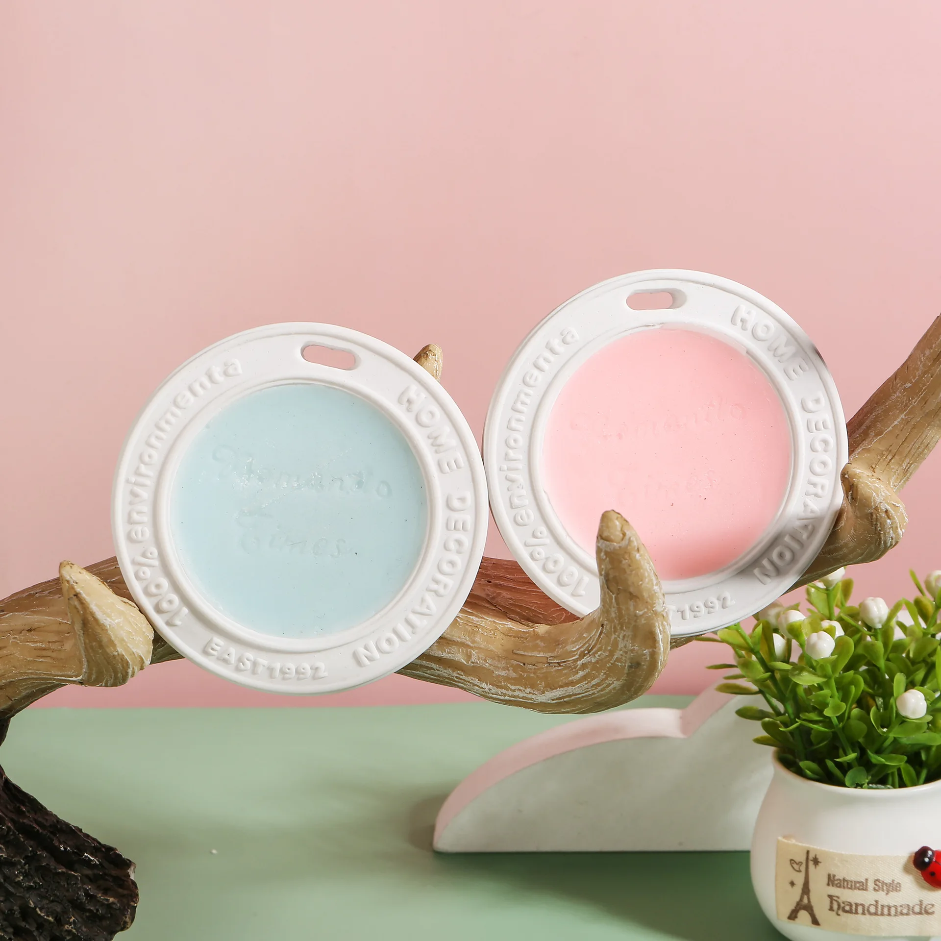 Air Freshener Car Home Reed Diffuser Luxury Plaster Diffuser Ceramic Refresher Perfume Hanging Gypsum Aromatherapy Tablet