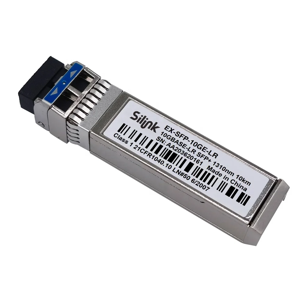 Juniper Networks EX-SFP-10GE-LR QFX-SFP-10GE-LR SFPP-10GE-LR 10GBASE-LR SFP+ 1310nm 10km DOM Duplex LC SMF Transceiver Module