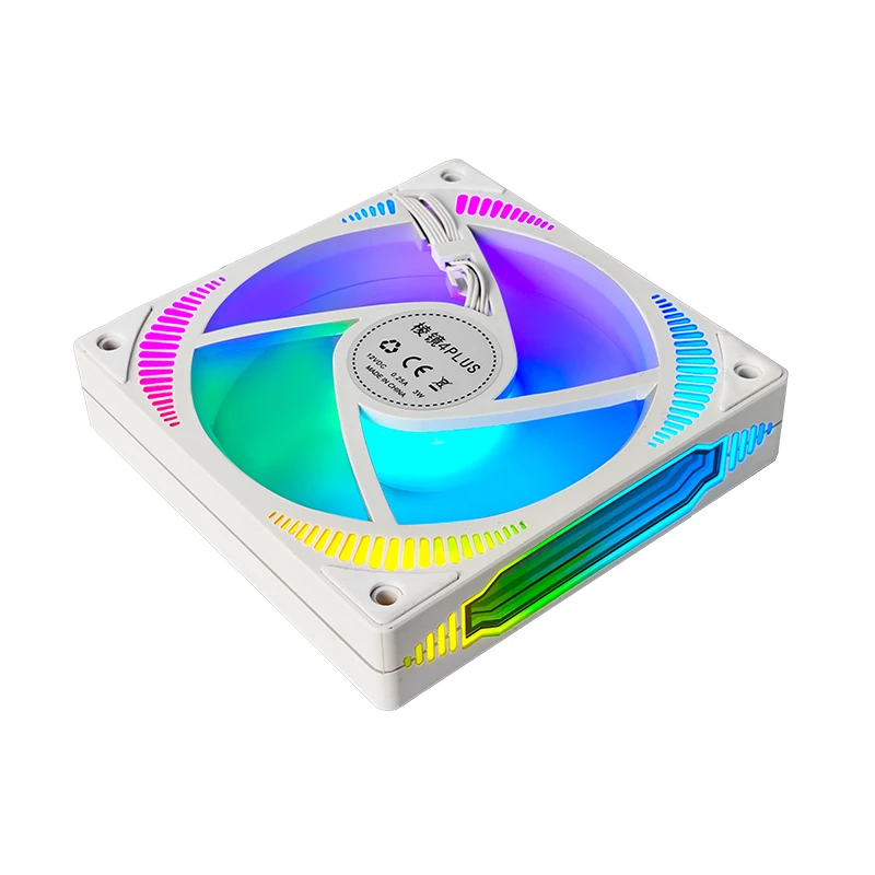 Choiyan 120mm Cooling Fan Cooler Cpu Pc Casing Fan For Pc Cooling Fans Case Pc White Argb Cooler