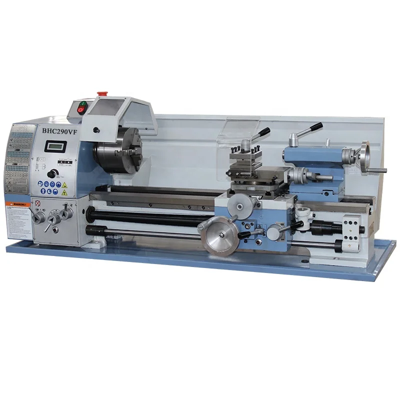 mini tour metal BHC290VF spindle bore 38mm AC motor 1.1KW inverter control DIJIN brand