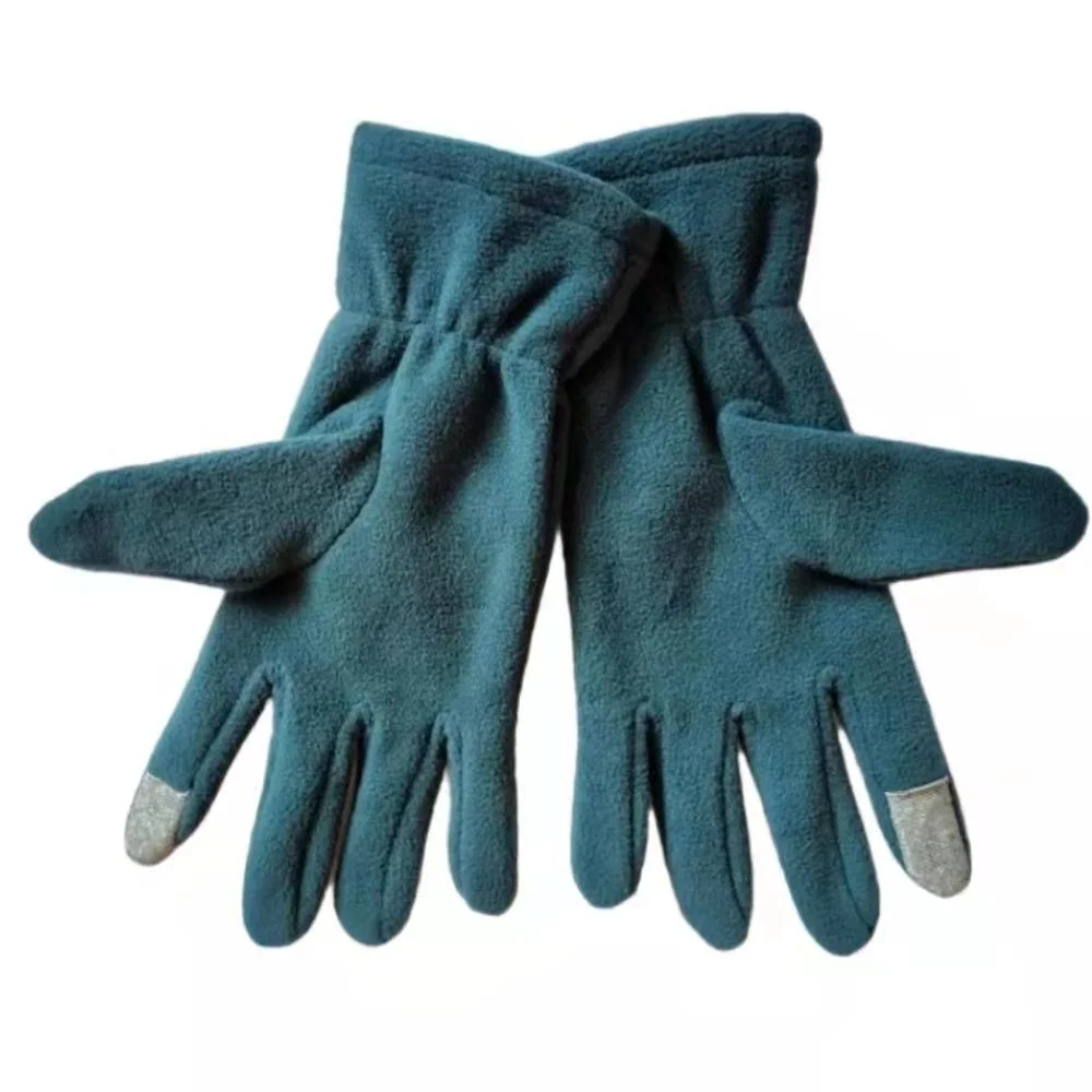 Manufacturers  sell best Touch  screen fashion winter polar fleece black gloves