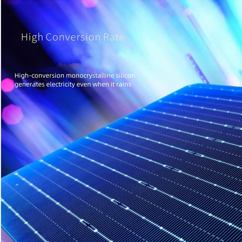 Outdoor Solar Panel 18V32V Power Generation System High Conversion Rate Monocrystalline Polysilicon