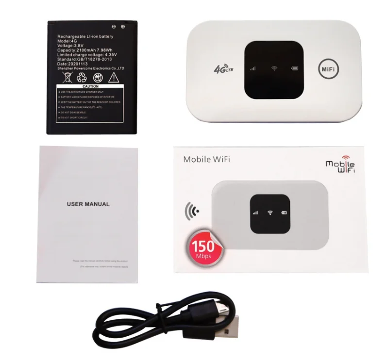 Unlocked WiFi Routers 2100mAh Mifis with sim card slot 4G 5G LTE Router Portable Hotspot Dongle Pocket 4g router industrial wifi