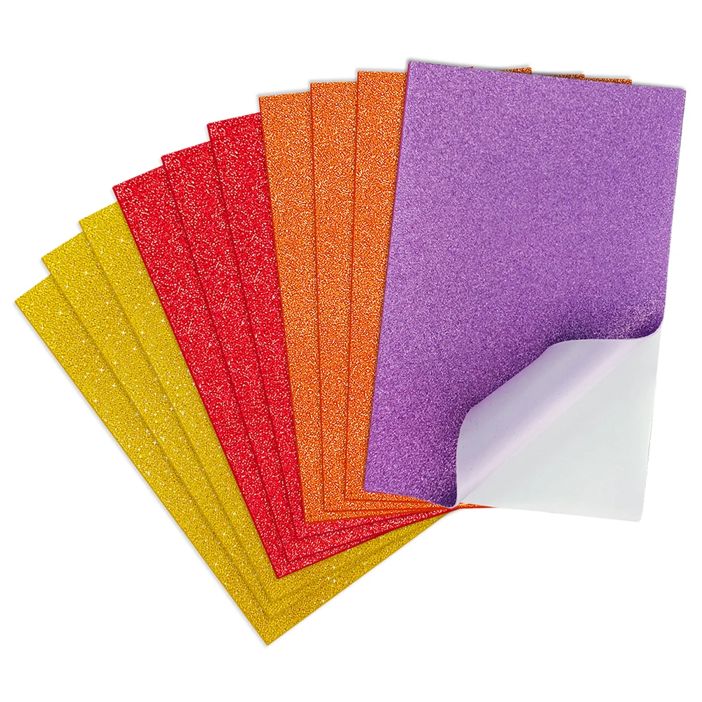 Thanksgiving Glitter foam sheets, 2mm Thick Soft Craft EVA Foam Plastic Sheets for Arts and Crafts DIY Projects