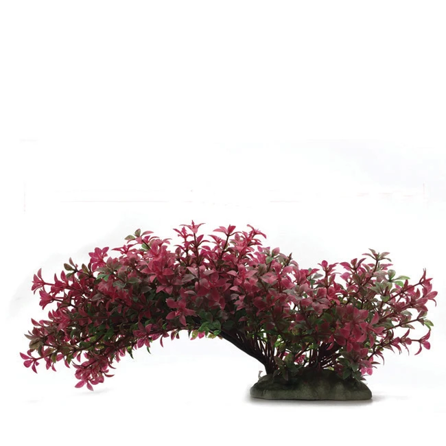 Различные типы искусственных аквариумных пластиковых растений