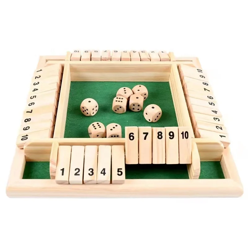High Quality American Family Board Games Strategy Battle Plastic Pawns Table Wooden Board Games For Adults