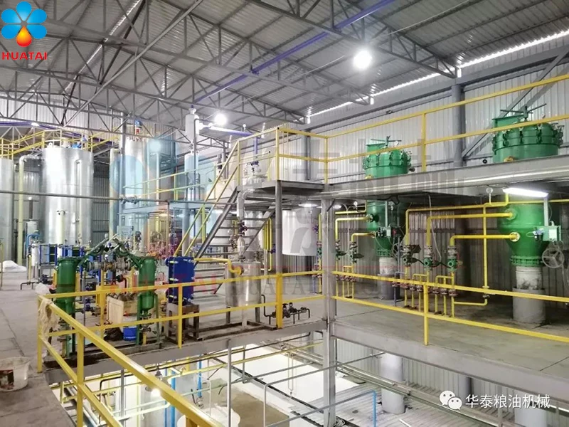 Industrial Complete Cooking Crude Edible Oil Refinery Plant for Processing Large Scale Vegetable,Rice Bran,Sunflower,peanut