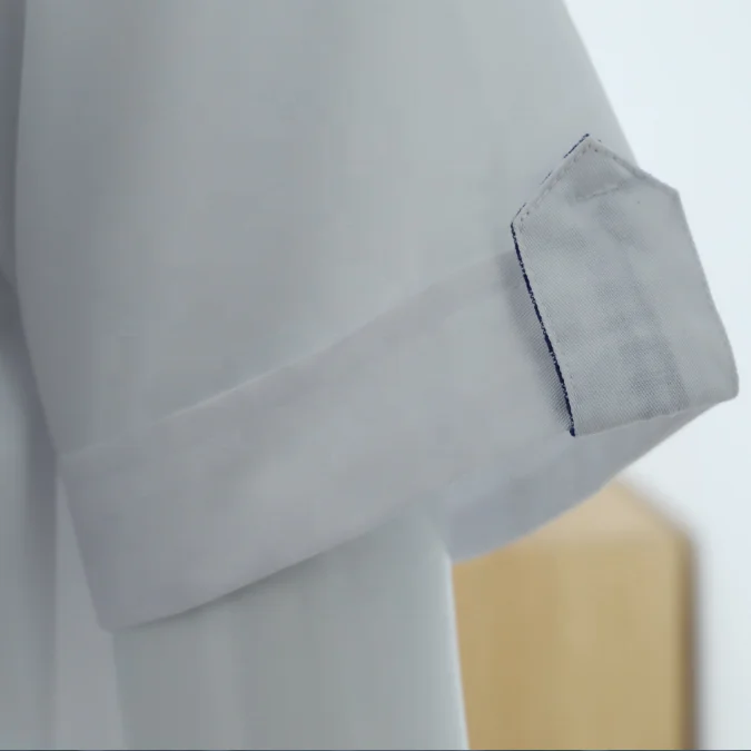 hospital nurse uniform white color short sleeves