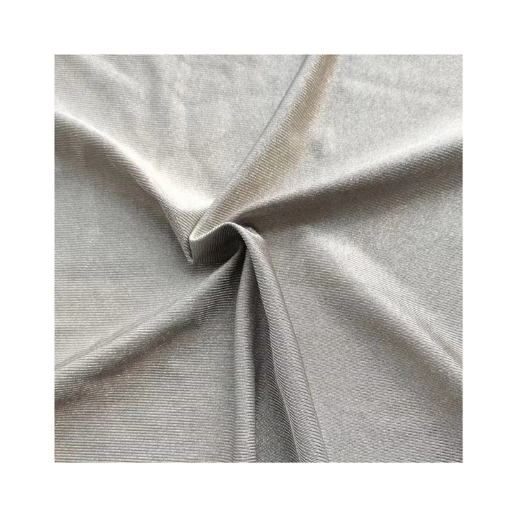 Advanced technology custom silver antibacterial fabric Simple silver fabric foil fabric silver