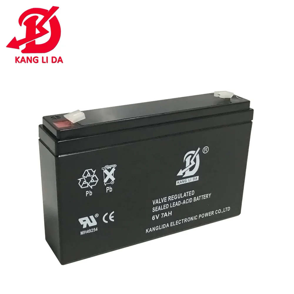AGM/VRLA battery 6v7ah 20hr Sealed Lead acid battery 6v battery