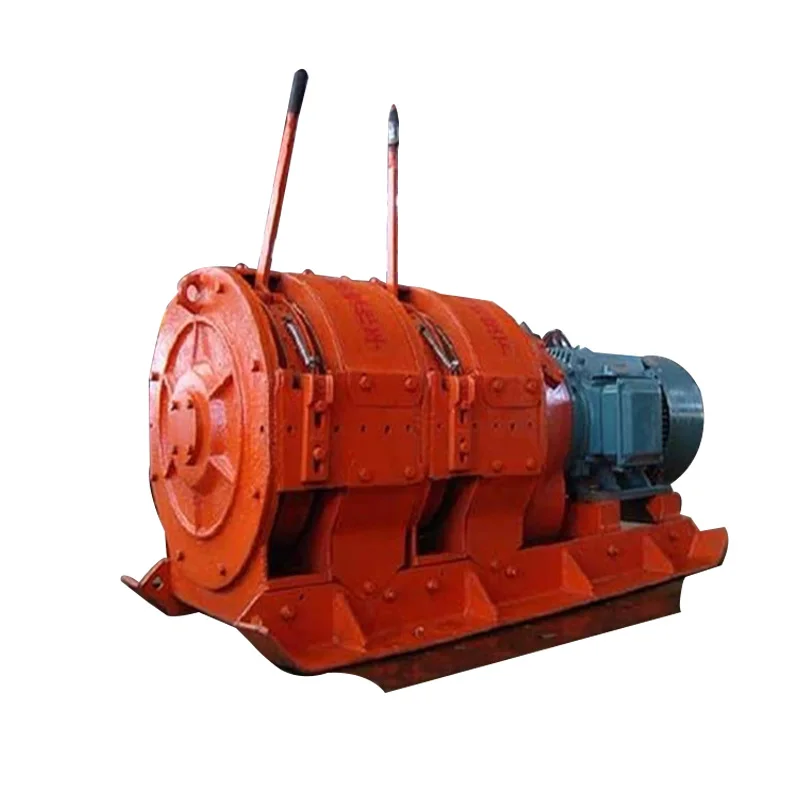 2JPB-22 Electric Double Drum Slusher Mining Winch with scraper bucket