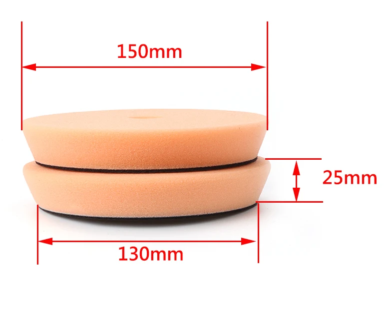 car paint polish products hand polishing machine detailing foam buffing pads bevel edge wax sponge auto cr  buffer polish pad