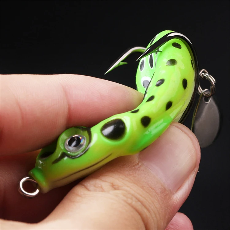 Factory Wholesale New Artificial Bait Black Fish Bait 5CM Rubber Fishing Equipment 8G Lure Bait Fishing