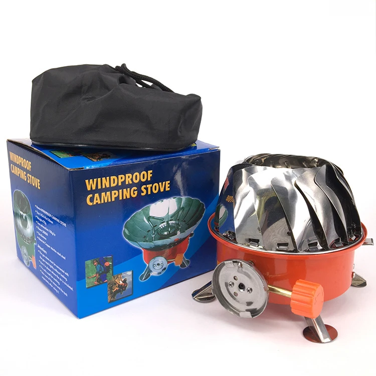 Portable Lotus Design Camping Gas Stove Windproof Stove Outdoor Stove Burner Exquisite Home Accessories