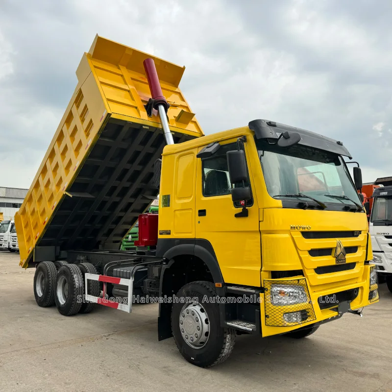 cheap price hot sale  SINOTRUCK HOWO 6*4 375HP Euro 2 /3 Emission Diesel sinotruck engnie dump truck for sale