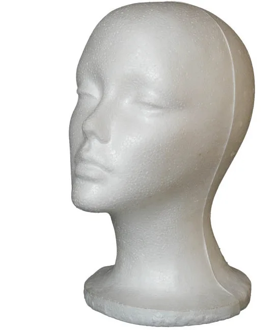 Wholesale Styrofoam Wig Display Mannequin Head