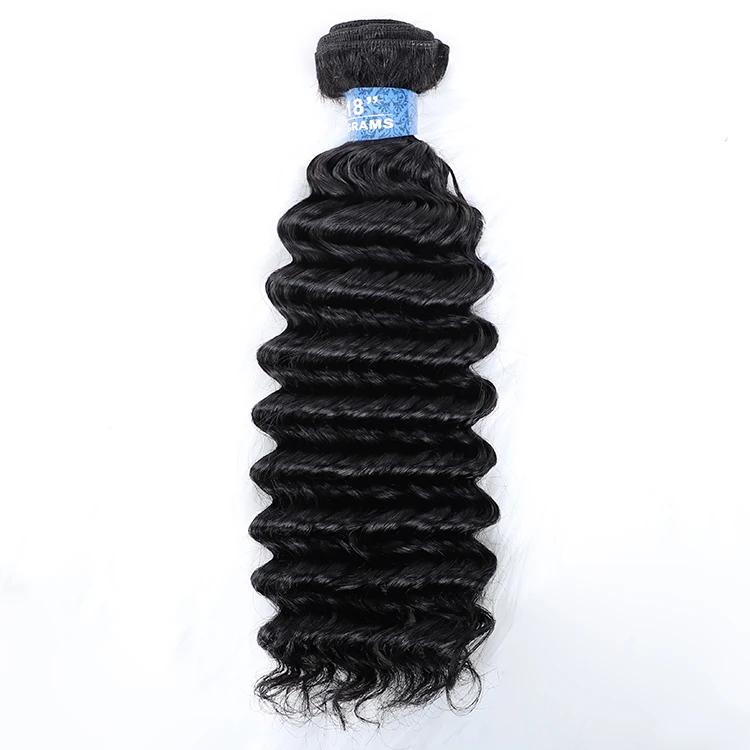 Hair Wholesale Price Cuticle Aligned Deep Wave Human Hair Bundle, Cheap Brazil Raw Straight Remy Hair Machine Weft
