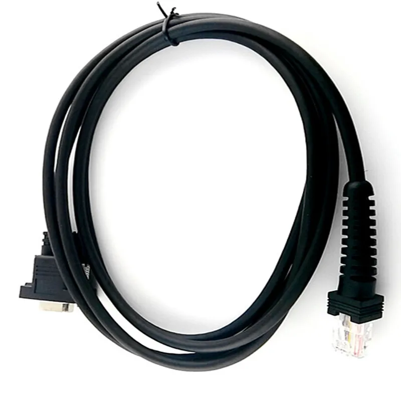 Кабель для сканера штрих-кода Datalogic, 2 м, разъем RS232 9-контактный, разъем RJ50 10P10C, кабель для Datalogic 7000 1100i 800i