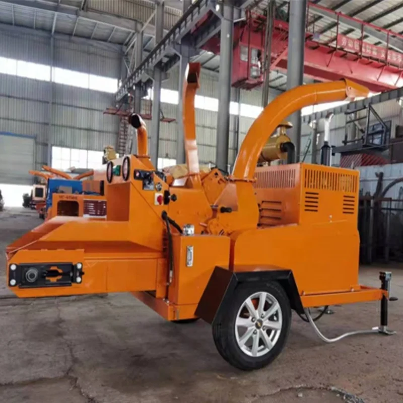 Forestry crusher wood chipper branch crushing machine for sale