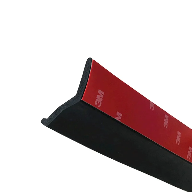 98'/2.5M Universal Front Bumper Spoiler Rubber Skirt Protector Lip strips for Cars Trucks SUV Black