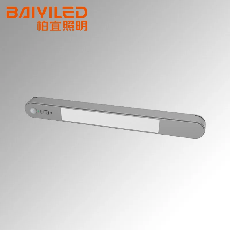 Usb Charging Closet Battery Powered led Wireless Motion Sensor Under Lamp Sliding Device Bathroom Mirror Cabinet with Light