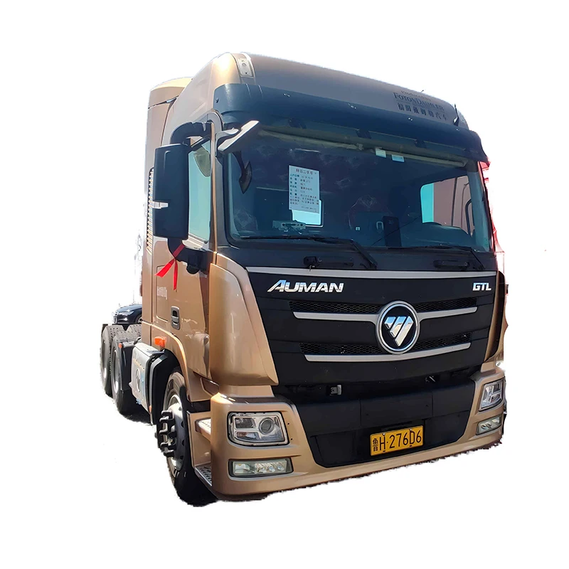 Second-hand tractor head 6x4 520 horsepower manual transmission 2022 National VI Fukang engine