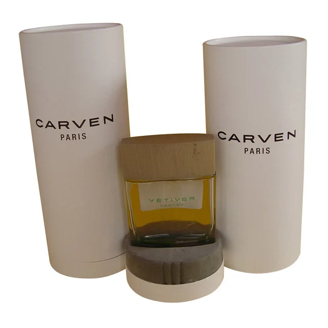 
Custom Creative perfume paper tube packing round paper box for perfume 