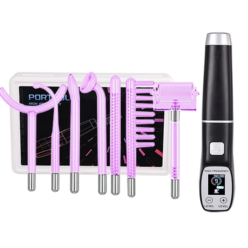 4 In 1 Alta Portable Frecuencia Facial High Frequency Wand Darsonval Skin Therapy Wand